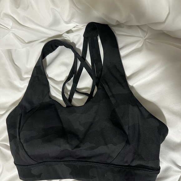 Lululemon Free to be Elevated Bra, Size 6, Heritage 365 Camo Deep Coal Multi - Picture 4 of 4